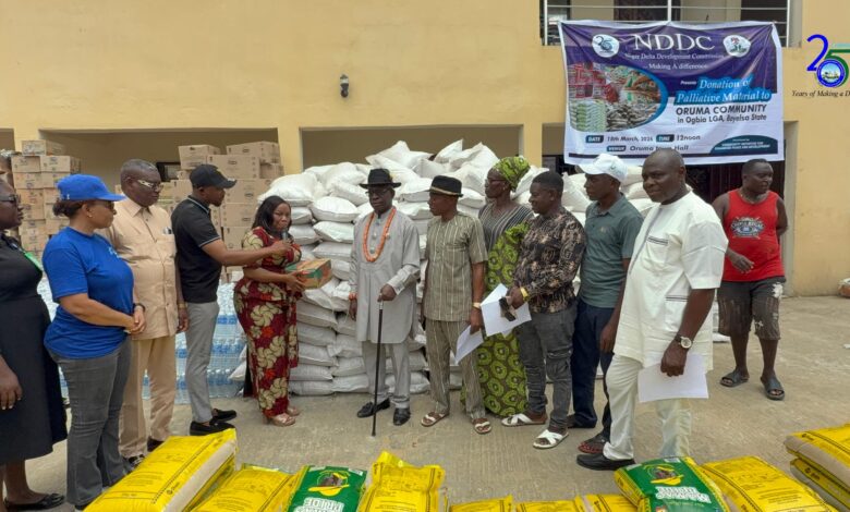 Bayelsa Monarch Hails NDDC over Distribution of Palliatives